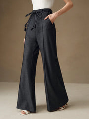 Isabella Vintage High Waist Flared Wide Leg Jeans